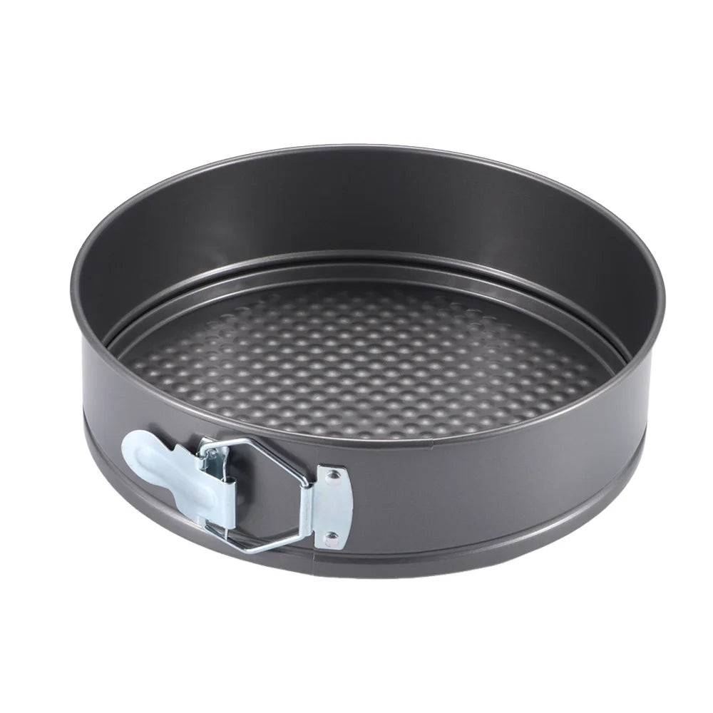 Springform Cake Pan Carbon Steel Non Stick Leakproof Cake Baking Pans with Removable Bottom Round Mold 12/16/20/24/28cm