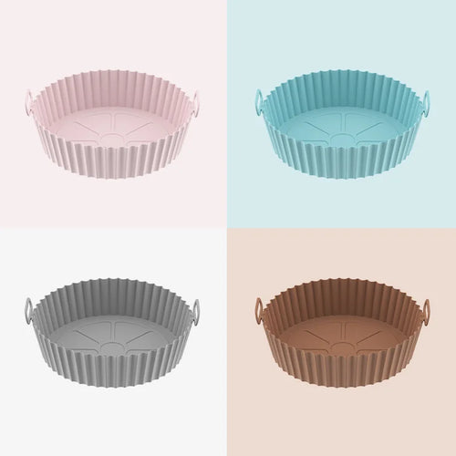 Air Fryer Silicone Basket – Non-Stick, Heat-Resistant Baking Liner