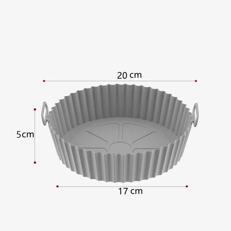 Air Fryer Silicone Basket – Non-Stick, Heat-Resistant Baking Liner