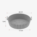 Air Fryer Silicone Basket – Non-Stick, Heat-Resistant Baking Liner