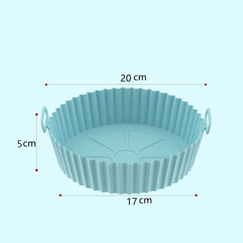 Air Fryer Silicone Basket – Non-Stick, Heat-Resistant Baking Liner