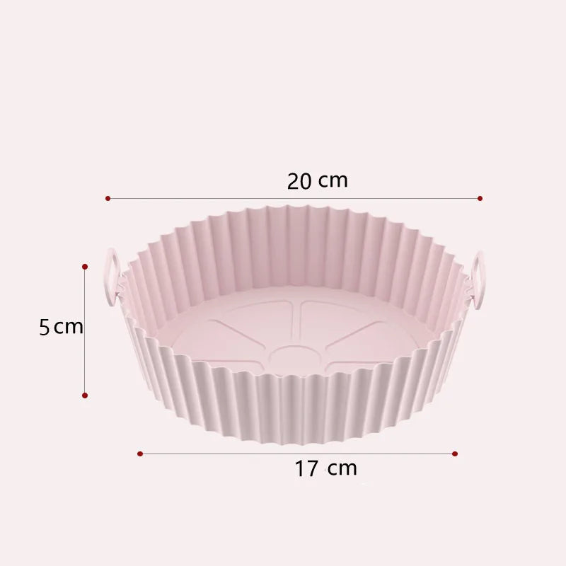 Air Fryer Silicone Basket – Non-Stick, Heat-Resistant Baking Liner